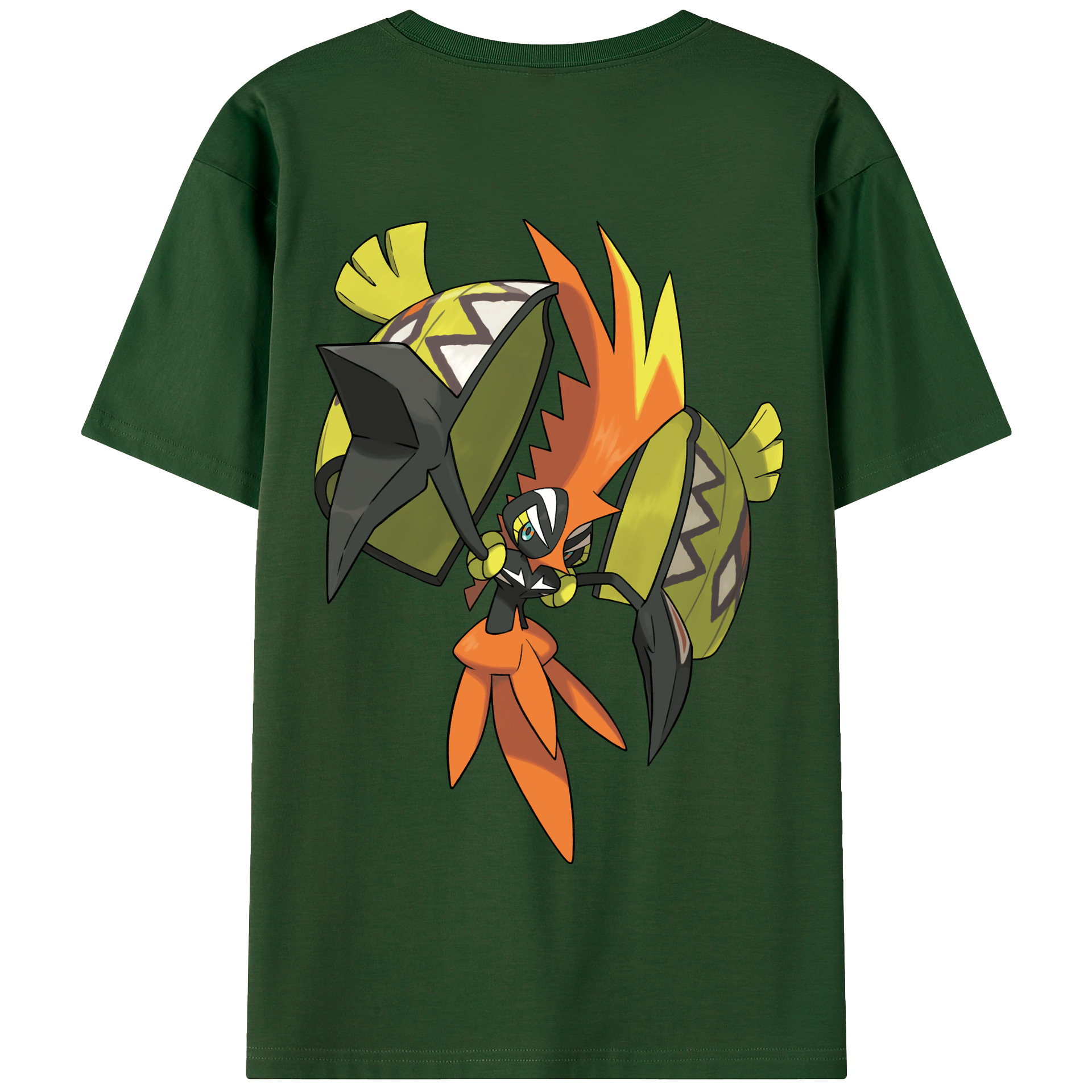 （画像用） ポケットモンスター Pokémon 綿100％半袖Tシャツ（背面プリント）